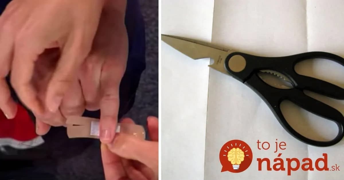 Lekár vám predvedie jednoduchý trik s nožnicami, vďaka ktorému bude náplasť na prste perfektne držať!