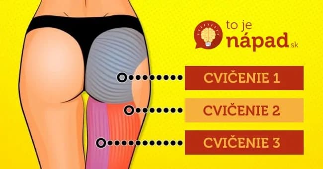 30-DŇOVÁ VÝZVA: Tri úžasne jednoduché cvičenia, ktoré vám pomôžu získať dokonalé stehná a zadok