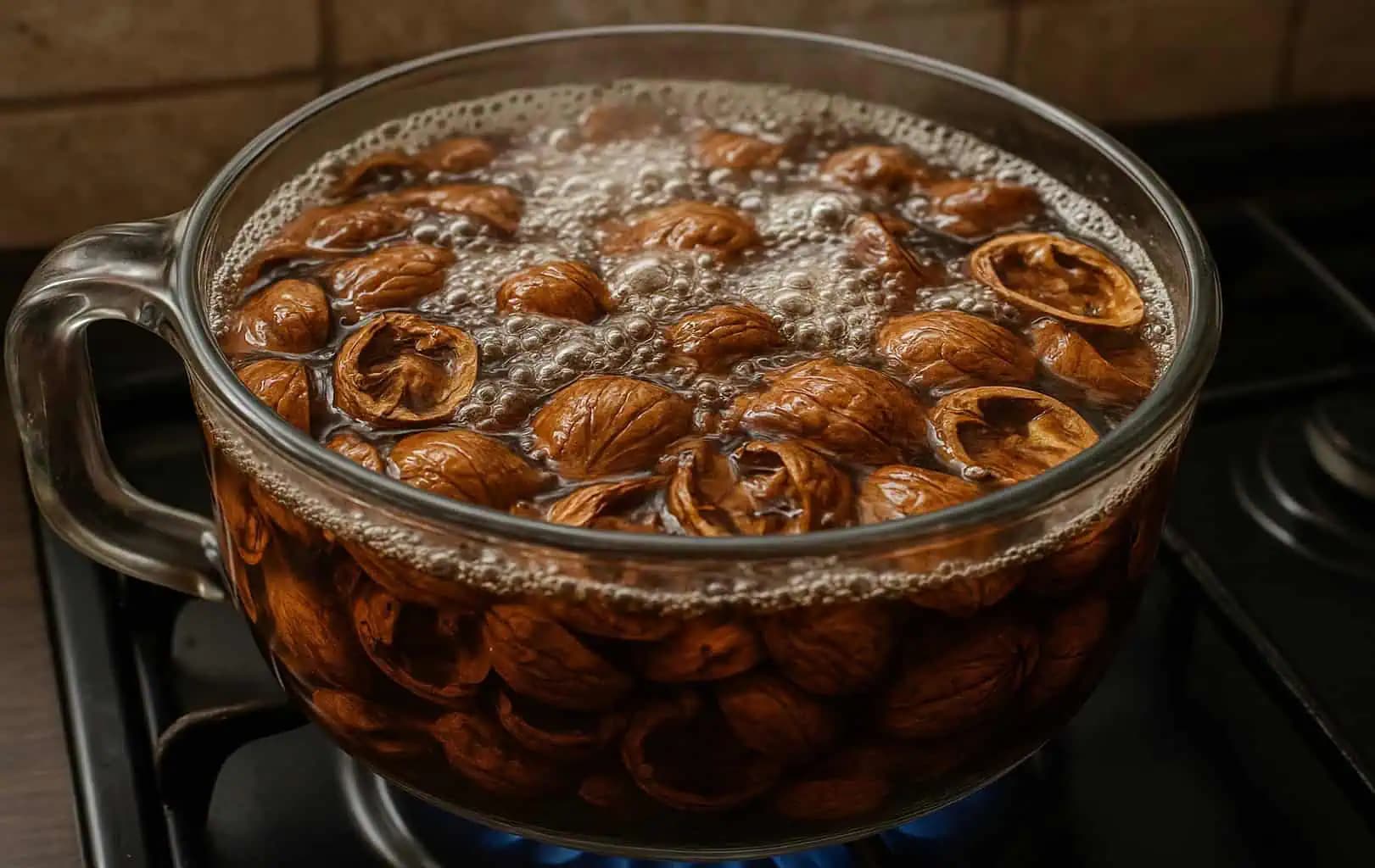 Toto je dôvod, prečo nevyhadzujem orechové škrupiny, ale varím ich vo vode: RADA, za ktorú budete ďakovať!