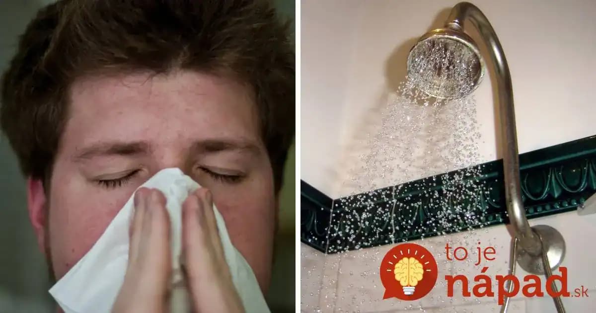 Lezie na vás choroba, kašlete a máte plný nos? Stačí  si do sprchy vložiť TOTO a môžete zabudnúť na tabletky z lekárne!