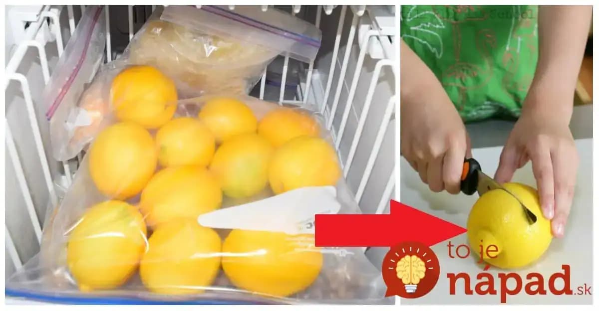 Dajte ich do mrazničky, stačí len 12 hodín: Citróny má doma každý, tušíte však, prečo je dobré zmraziť ich?