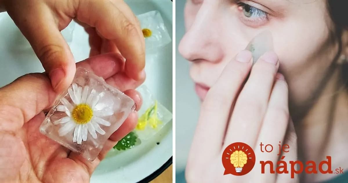 Toto dokáže malá kocka ľadu za pár sekúnd: Stačí ak si ju priložíte na tvár!